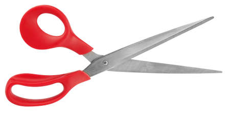 Lovely modern universal scissors for isolated on white backgroundの写真素材