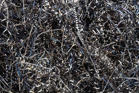 Scrap metal pile junk yard waste for recycling environment. Recyclable conceptの写真素材