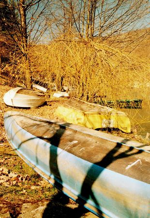 Winter retreatの写真素材