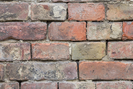 brick wall closeup as background