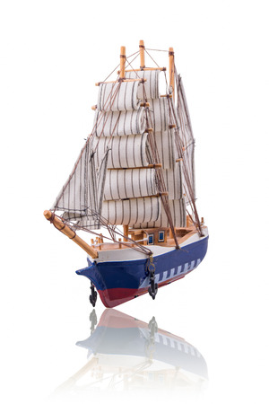 Toy Sailboatの写真素材