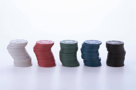 poker fish on a white background の写真素材