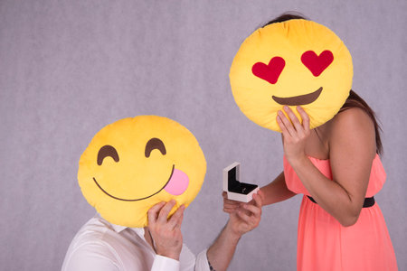 ironic declaration of marriageの写真素材