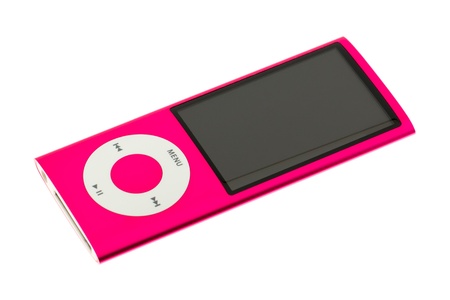 Arad, Romania - September 25, 2011: iPod nano 5G. Studio shot, isolated on white background.のeditorial素材