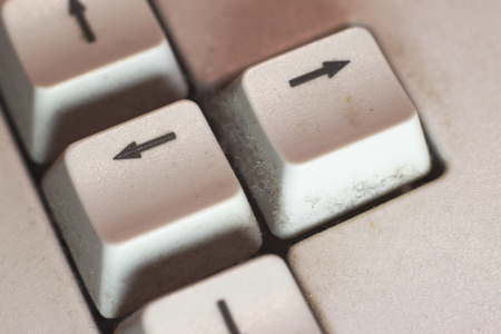 DIRT IN COMPUTER ACCESSORIES: KEYBOARD OR MOUSEの写真素材