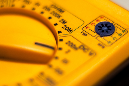 a digital multimeter: An indispensable tool for electronicの写真素材
