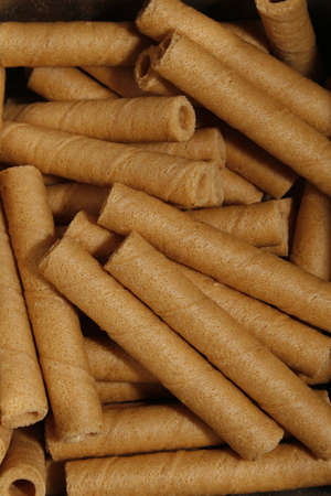 close up image of  brown cafe curlsの写真素材