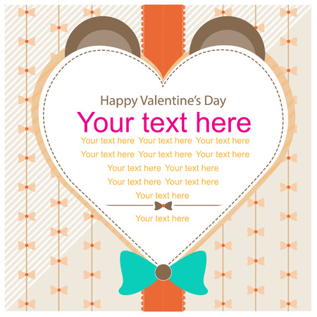 Valentine s Day card  のイラスト素材