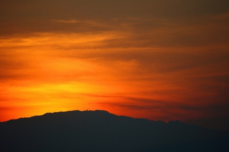 Sunset,Thailandの写真素材