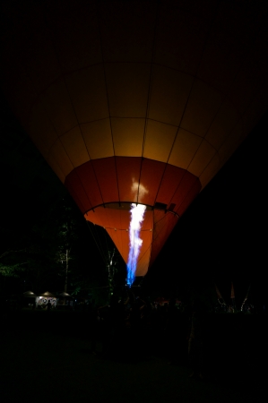 Thailand Balloon Festival 2012 ,Night show light and soundの写真素材