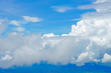 blue sky and Cloudの写真素材