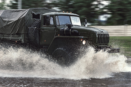 Military truck.の写真素材