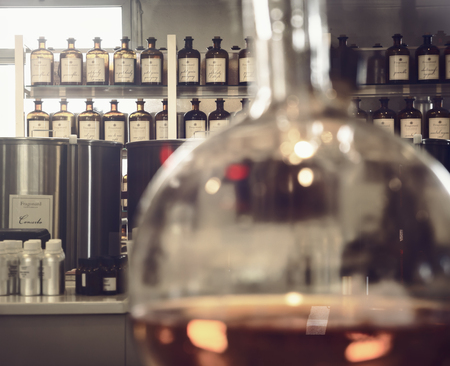 EZE VILLAGE, FRANCE, SEPTEMBER 20, 2012: Perfume facture Fragonardのeditorial素材