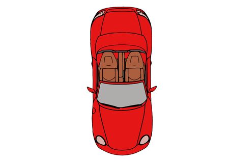 red sports car vectorのイラスト素材