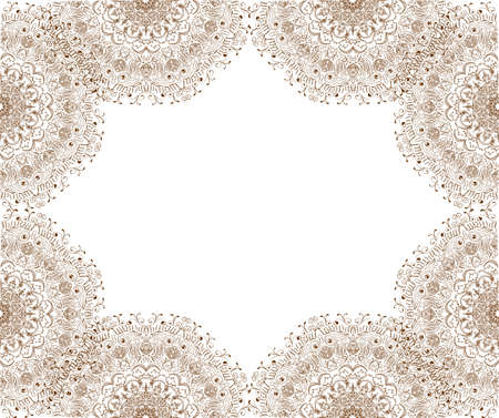 frame of a beautiful ornament vectorのイラスト素材