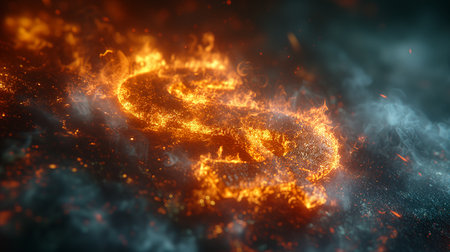 3d render of a dollar sign. Generative AIの素材