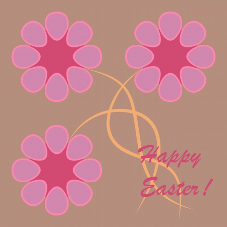 happy Easterのイラスト素材