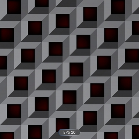 Geometrical texture with cubes  Vector illustrationのイラスト素材