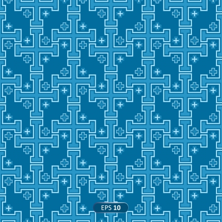 The holy tomb guards crosses  Vector illustrationのイラスト素材