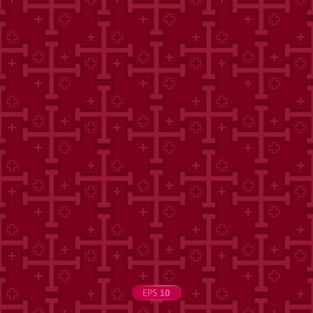 The holy tomb guards crosses  Vector illustrationのイラスト素材