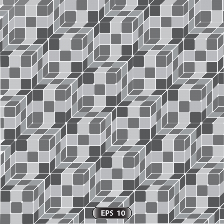 Geometrical texture with cubes Vector illustrationのイラスト素材