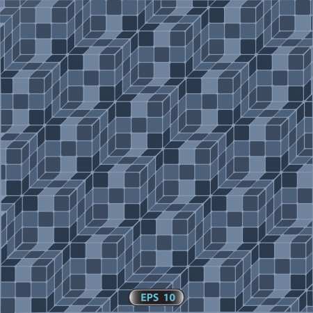 Geometrical texture with cubes  Vector illustrationのイラスト素材