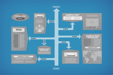 Information Graphicsのイラスト素材