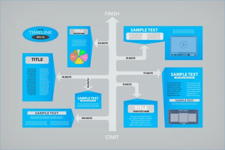Information graphicsのイラスト素材