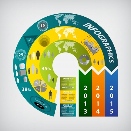 infographics  のイラスト素材
