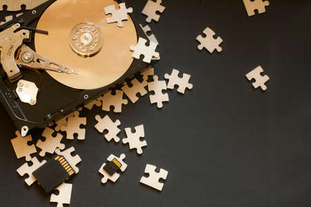 Memory cards and hdd data recoveryの写真素材