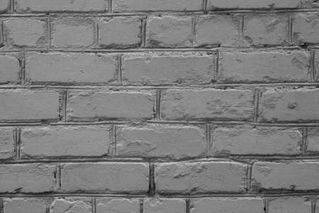 Texture of an old white brick wall.の写真素材