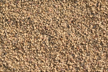 Close up at Small stones with pieces of grass good as a backgroundの写真素材