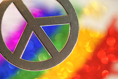 peace signの写真素材