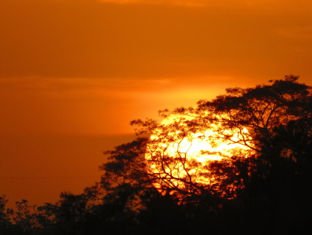 Sunset from Colombia,の写真素材