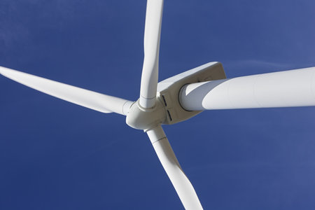 Detail of a wind turbineの写真素材