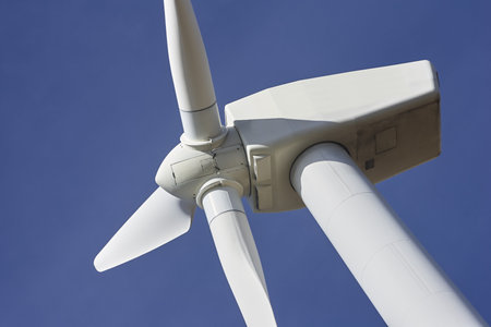 Detail of a wind turbineの写真素材