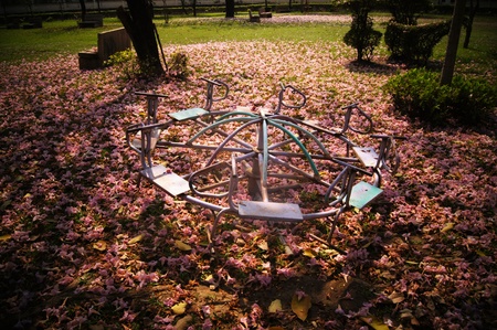 Lonely Roundaboutの写真素材