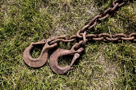 Chains and hooks for towing
