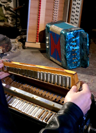 Correction accordionの写真素材