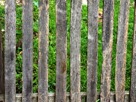 Old wooden fenceの写真素材
