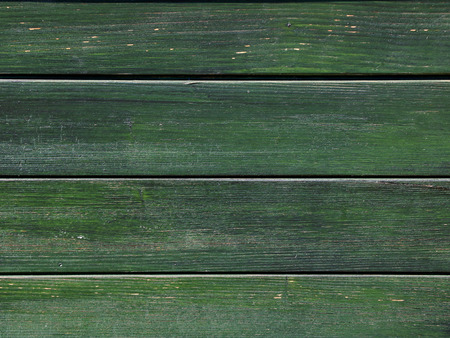 Green wooden planks background