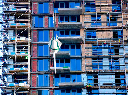 Part of the solitaire under constructionの写真素材