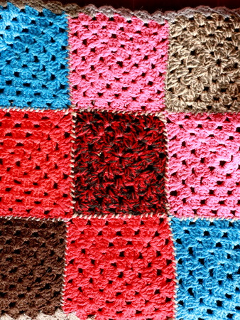 Handmade needlework,vintage crochet tablecloth