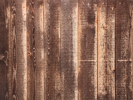 Brown wooden plank texture as a backgroundの写真素材