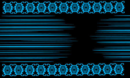 Colorful circles of different sizes on a black backgroundの写真素材