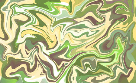 Abstract green,yellow and brown soft liquid gradient background, blurの写真素材