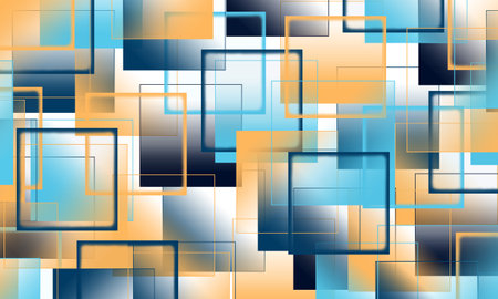 Abstract background with simple square or rectangle geometrical shapesの写真素材