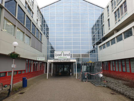 IJsselland hospital in the city Capelle aan den IJssel near Rotterdam in the Netherlandsのeditorial素材