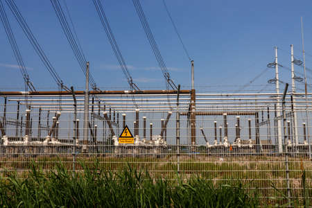 High-Voltage power and distribution site in Bleiswijk or Tennet in the Netherlands
