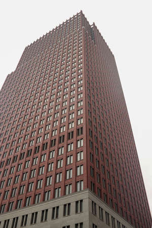Ministry buildings downtown The Hague as government town in the Netherlands
